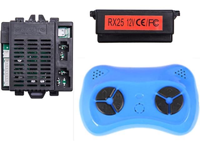 weelye RX25 12V Kids Powered Ride on car 2.4G Bluetooth Remote Control and Receiver Kit, for Children's Electric Car Controller Accessories...