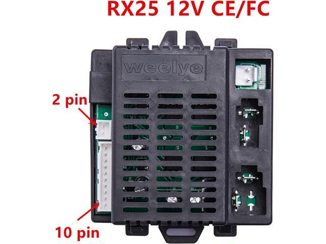 weelye RX25 12V Kids Powered Ride on car 2.4G Bluetooth Remote Control and Receiver Kit, for Children's Electric Car Controller Accessories...