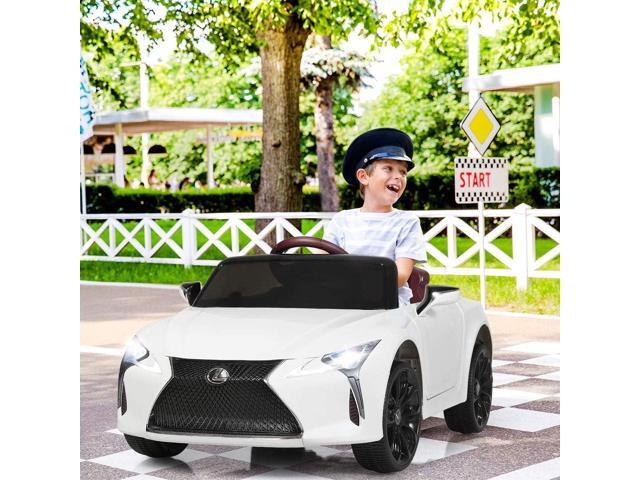 Costzon Ride on Car, Licensed Lexus LC500, 12V Battery Powered Car w/Remote Control, 3 Speed, LED Lights, Horn, MP3 & USB, Slow Start, Spring...
