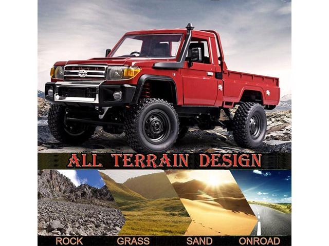 RC Rock Crawler RC Truck 4x4 Toyota LC79 RC Crawler 1/12 Off Road Pickup Remote Control 2.4Ghz All Terrain 280 Brushed Motor Proportional Throttle...