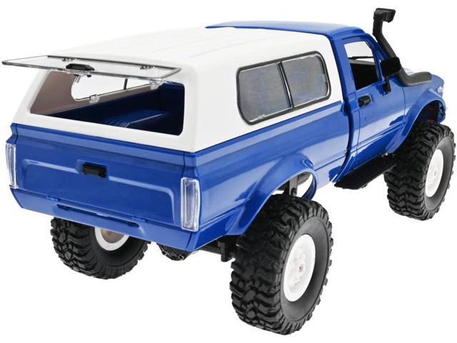 The perseids RC Rock Crawler WPL C24 RTR 1/16 Pickup Trucks Blue with LED Lights 2.4Ghz 4x4 Off-Road RC Semi Trucks All Terrain Car, RC Crawler...