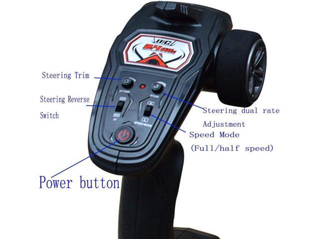 Blomiky 25-ZJ08 2.4G Transmitter Remote Control Spare Parts for 9125 Q903 RC Truck Cars 9125 Remote