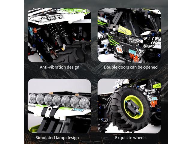 Mould King 18002 RC Climbing Car Building Kits for Boys, 1879 Pieces MOC Building Blocks 4X4 Off-Road Truck Model Sets, Stem Remote Control Car...