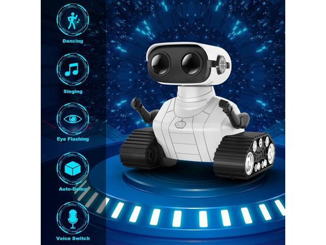 Hamourd Robot Toys for 3 Years Old Boys Girls- Rechargeable Remote Control Robots, Emo Robot with Auto-Demonstration, Flexible Head & Arms, Dance...