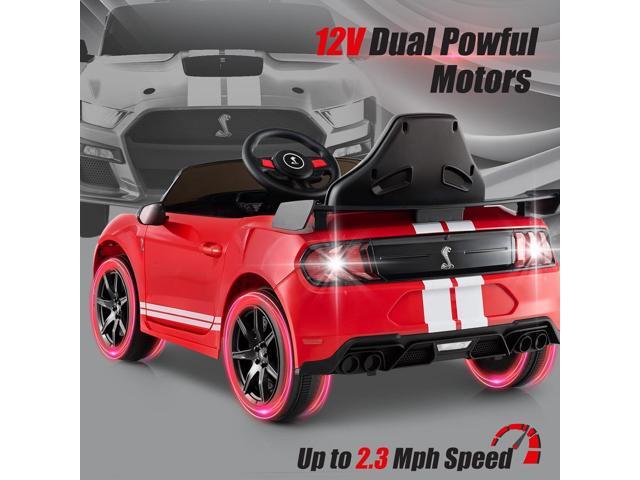 Licensed Ford Mustang GT500 Ride on Car for Kids by INFANS, Battery Powered Electric Vehicle with Remote Control, Headlight, Power Display, USB,...