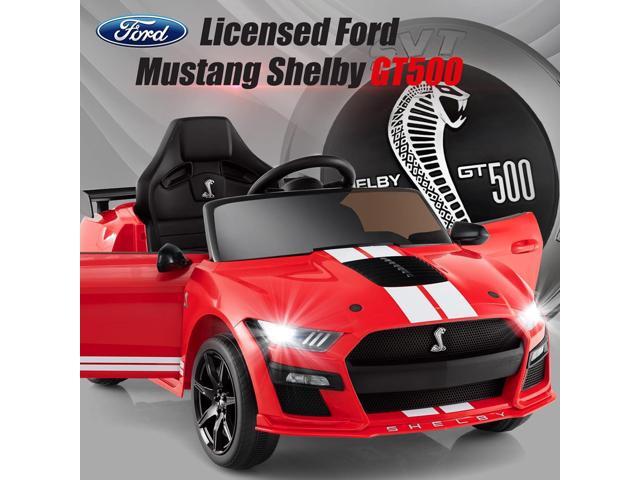 Licensed Ford Mustang GT500 Ride on Car for Kids by INFANS, Battery Powered Electric Vehicle with Remote Control, Headlight, Power Display, USB,...