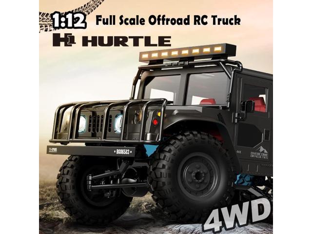 The perseids RC Truck RC Rock Crawler 1/12 Full Scale 4WD Remote Control Car Racing Vehicle Semi Truck and Trailer, 20km/h Offroad RC Truck RTR...