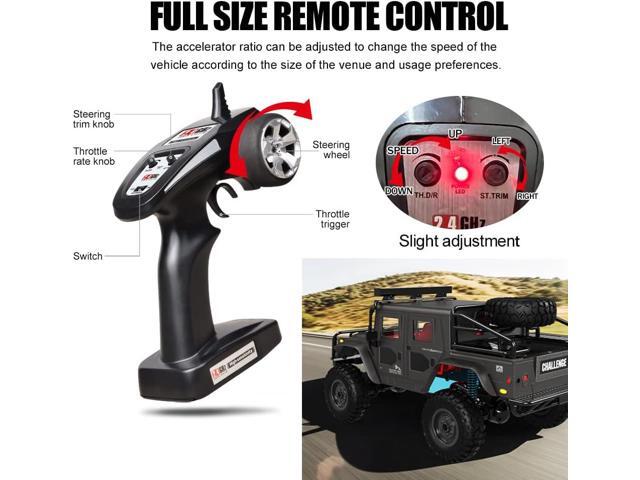 The perseids RC Truck RC Rock Crawler 1/12 Full Scale 4WD Remote Control Car Racing Vehicle Semi Truck and Trailer, 20km/h Offroad RC Truck RTR...