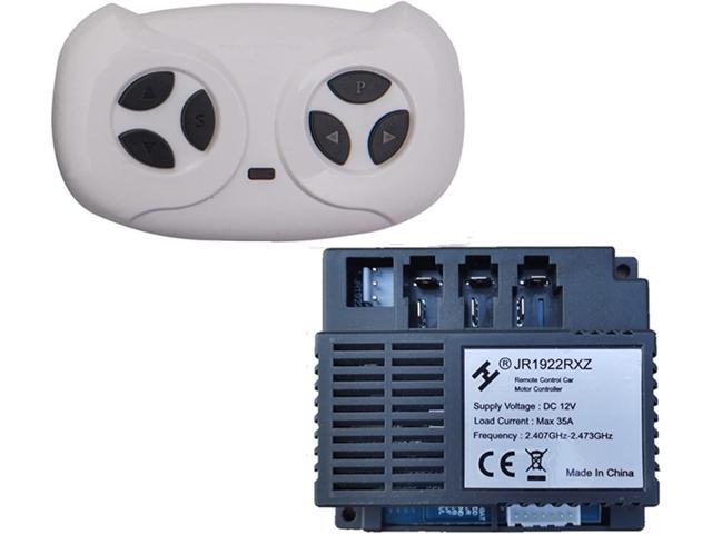 JR1922RXZ 12V Kids Powered Ride on car 2.4G Bluetooth Remote Control and Receiver Kit Controller Control Box Accessories for Children Electric Ride...