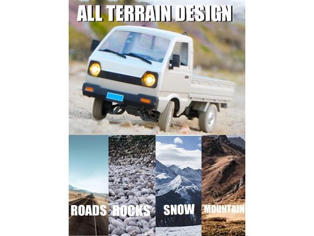 The perseids Remote Control Car WPL D12 RTR RC Rock Crawler, 1/10 Full Scale RC Drift Cars 2.4Ghz Offroad Pickup Trucks All Terrain Car RC Racing...