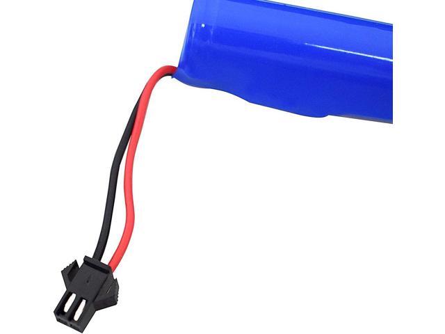 3PCS 3.7V 1200mAh Lithium Battery with 3PCS USB SM Charger for DE45 DE42 Remote Control Car 1:14 Off-Road Vehicle Four-Wheel Drive High-Speed...