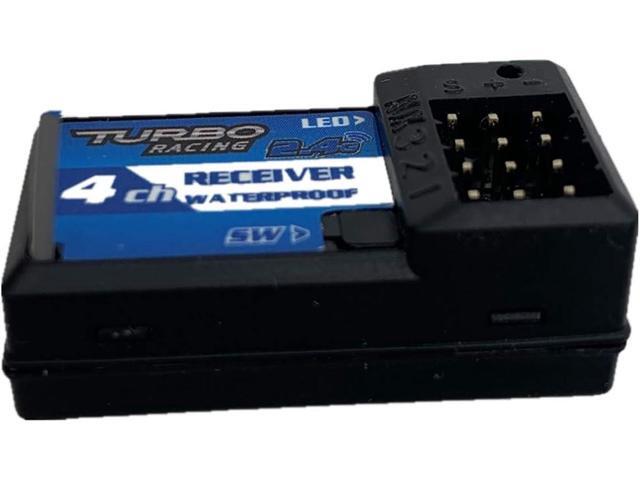 4CH Receiver Independent Remote Control RX41 Receiver for Turbo Racing Transmitter VT System Parts & Accessories