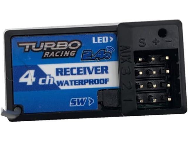4CH Receiver Independent Remote Control RX41 Receiver for Turbo Racing Transmitter VT System Parts & Accessories