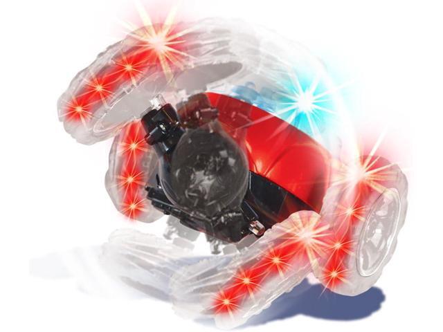 Mindscope Turbo Twisters RED 27 MHz Bright LED Light Up Stunt RC Remote Control Vehicle