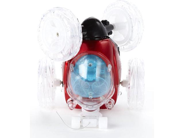 Mindscope Turbo Twisters RED 27 MHz Bright LED Light Up Stunt RC Remote Control Vehicle