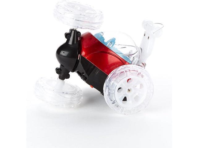 Mindscope Turbo Twisters RED 27 MHz Bright LED Light Up Stunt RC Remote Control Vehicle