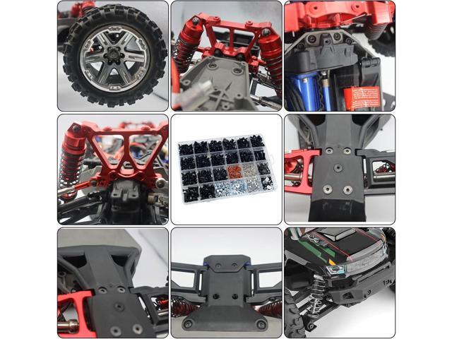1000pcs RC Screw Kit RC Car Tool Kit, Hardware Fasteners for Traxxas Arrma Redcat Axial RC4WD HSP HPI SCX10 Losi 1/8 1/10 1/12 1/16 RC Cars Trucks...