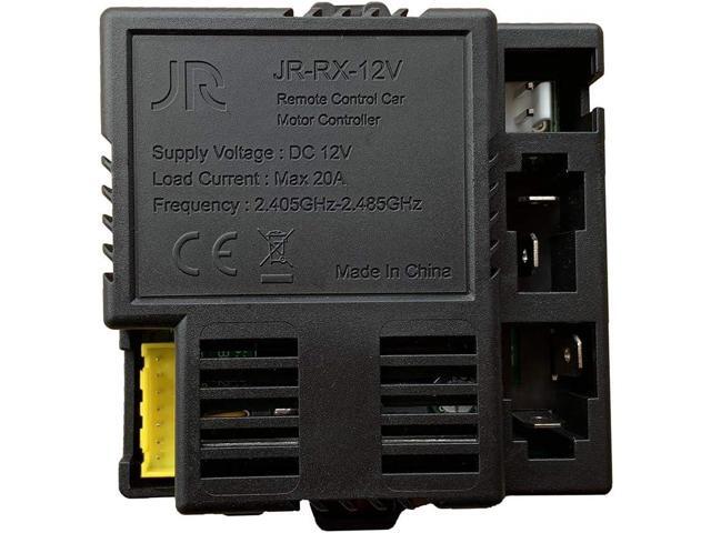 Yellow Four-Sided Socket JR-RX-12V Kids Powered Ride on car 2.4G Bluetooth Remote Control and Receiver Kit Controller Control Box Accessories for...