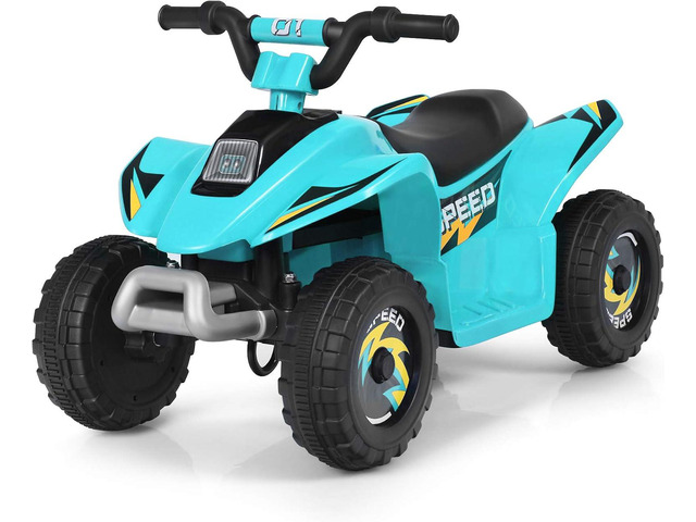 HONEY JOY Ride On ATV, 6V Mini Off-Road Battery Powered Motorized Quad for Kids, 2 Speeds, Anti-Slip Wheels, RWD 4-Wheeler Electric Ride On Toy Car...