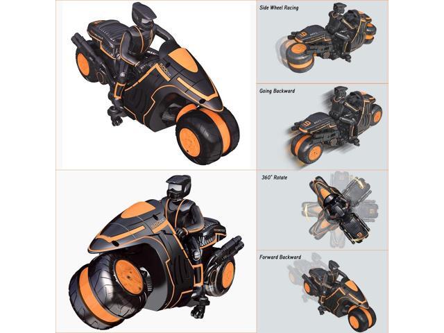 Remote Control Motorcycles, 360° Spinning Action Rotating Drift Stunt Motorbike 2WD High Speed Rc Motorbikes 2.4Ghz Radio Control Motorcyle with...