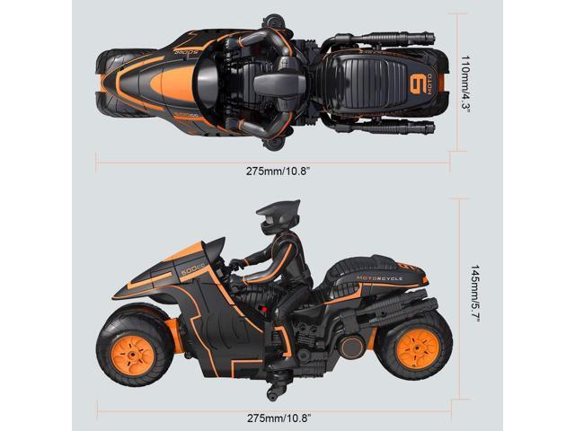 Remote Control Motorcycles, 360° Spinning Action Rotating Drift Stunt Motorbike 2WD High Speed Rc Motorbikes 2.4Ghz Radio Control Motorcyle with...