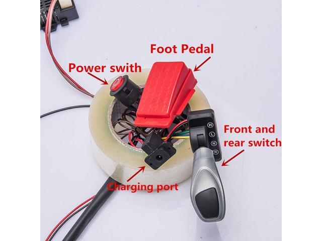 Kids Electric Cars 12V Wiring Harness Remote Control Circuit Borad Switch, Children Electric Ride On Car Accessories