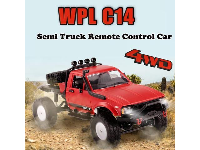 The perseids RC Crawler Offroad RC Truck WPL C14 RC Rock Crawler 4x4 1/16 Scale Remote Control Trucks, 2.4G Semi Trucks All Terrain Car RTR Hobby...