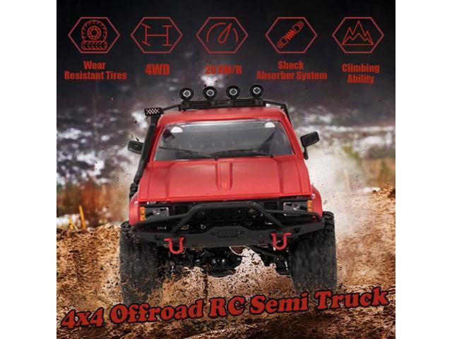 The perseids RC Crawler Offroad RC Truck WPL C14 RC Rock Crawler 4x4 1/16 Scale Remote Control Trucks, 2.4G Semi Trucks All Terrain Car RTR Hobby...