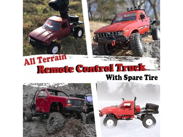 The perseids RC Crawler Offroad RC Truck WPL C14 RC Rock Crawler 4x4 1/16 Scale Remote Control Trucks, 2.4G Semi Trucks All Terrain Car RTR Hobby...