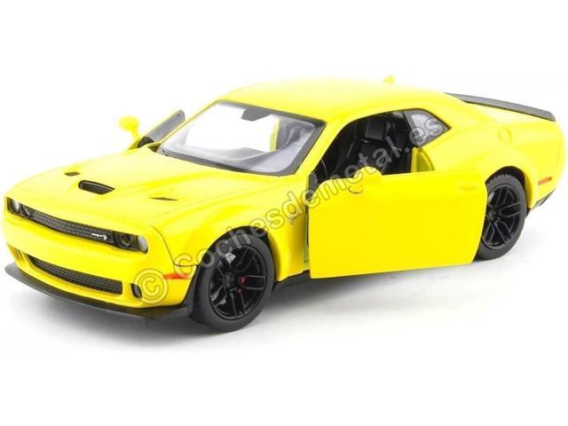 Motor Max 1: 24 W/B. 2018 Dodge Challenger SRT Hellcat (Yellow)