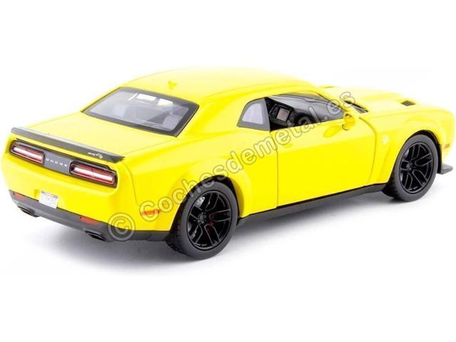 Motor Max 1: 24 W/B. 2018 Dodge Challenger SRT Hellcat (Yellow)