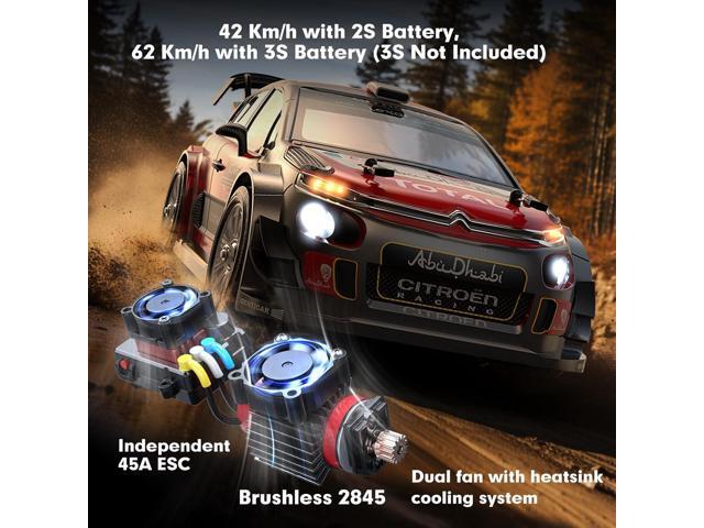 MJX 14303 1/14 Citroen C3 Fast RC Cars for Adults, Max 40mph Brushless RC Drift Car with Gyro, RTR 4X4 High Speed Licensed RC Rally Car, 2 of 2000...