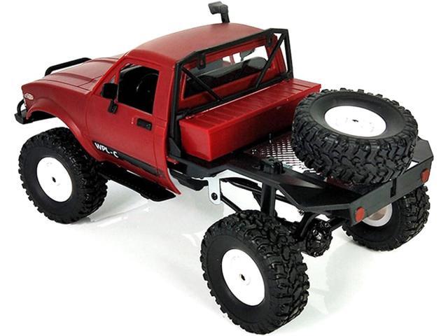 YIKESHU RC Truck Remote Control Rock Crawler Off-Road Racing Vehicles 1:16 2.4G 2CH 4WD Offroad RC Crawler Kids Toy Climb Semi Truck RTR Trailer...