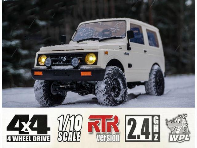 WPL C74 RC Truck 1/10 RC Crawler Off Road Truck 4x4 RC Rock Crawler RTR with Proportional Steering 370 Motor, Counter Rotating Gearbox, Leaf Spring...