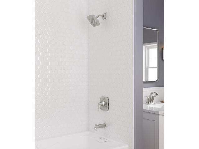 American Standard 7426508.295 Belmeade Tub and Shower Trim Kit with Valve, 1.8 GPM, Brushed Nickel