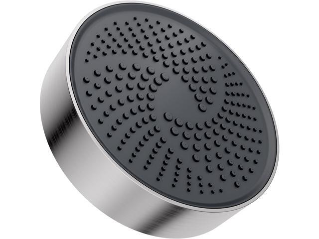 AULEENDhigh pressure shower headswith Anti-Clog Rubber Jets - 360° Rotation Adjustable Shower Head -7.87inches (Brushed Nickel)
