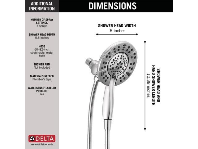 Delta 58499 Universal Hand Shower, Chrome