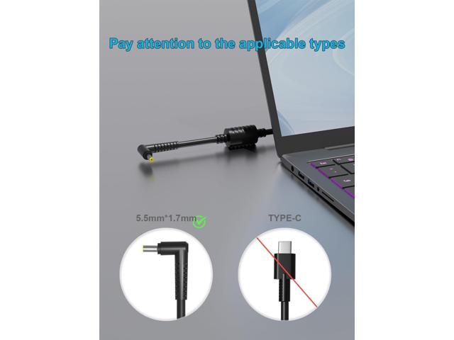 65W AC Charger Compatible with Acer Aspire 1410 3000 5315 5517 5532 5534 5336 5349 5250 5251 5552 5253 5560 5610z 5733 5733Z 5740 5742 5750 6930...