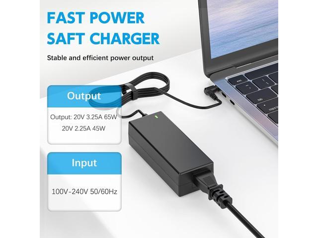 65W Laptop Charger Compatible with Lenovo IdeaPad 1 3 5; IdeaPad 110 110S 310 320 330 330s 510 520 530s 710s AC Adapter; IdeaPad S145 S340 S540...