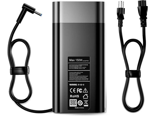 150W AC Laptop Charger Compatible with HP ZBook Studio 15 16 17 G5-G8, ZBook 15 16 17 G5-G9, OMEN 15 17 Fury 15 17 Pavilion Gaming 15 17, 15u G3,...
