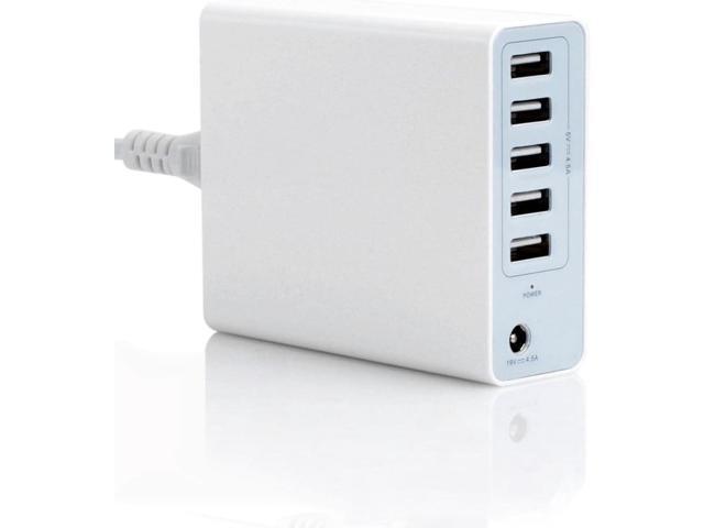 110W GaN 5 Port USB Fast Charger,USB/AC Wall Charger Power,110W Power Adapter L-Tip Replacement for Old 13/15/17 inch Mac Book Pro Mid-2012, Before...