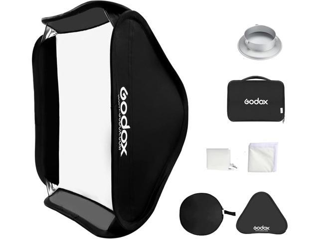 Godox 32x32 inches / 80x80cm Portable Foldable Studio Flash Softbox Diffuser kit with Bowens Mount Speedring and Carrying Case for...