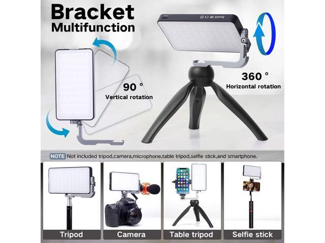 G2 Pocket RGB Camera Light,Built-in 7200mAh Rechargeable Battery 360°Full Color Gamut 9 Light Effects,2600-10000K LED Video Light Panel with...