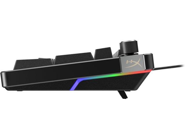 HyperX Alloy Rise Hot-Swappable Mechanical Gaming Keyboard, PC, Ambient Light Sensor, Gasket Mounted, HyperX Linear Switches