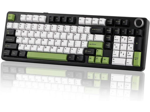 EPOMAKER X Aula F99 PRO Wireless Gaming Keyboard with 8000mAh Battery, Hot Swappable Creamy Keyboard, 2.4GHz/Type-C/BT5.0, NKRO, RGB Backlit for.