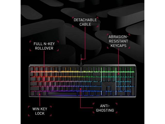 Cherry MX 3.0S, Wired Mechanical Gaming Keyboard, Robust Aluminum Housing, RGB-Lighting, Full Key Rollover, Anti Ghosting, MX2A Silent RED...
