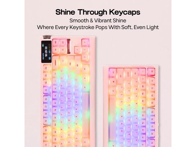 EPOMAKER AegisSil Keycap Set, Silicone Material, Cherry Profile, 113 Keys, 65%/75%/96%/Full Size, Custom Keyboard Keycaps Set for Cherry MX, Kailh,...