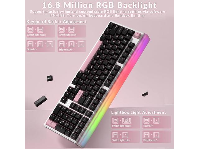 AULA Hero 99 Wired Gaming Keyboard, Hall Effect Keyboard with Rapid Trigger Mode, Hot Swappable Magnetic Switch Keyboard with Number Pad, Web...