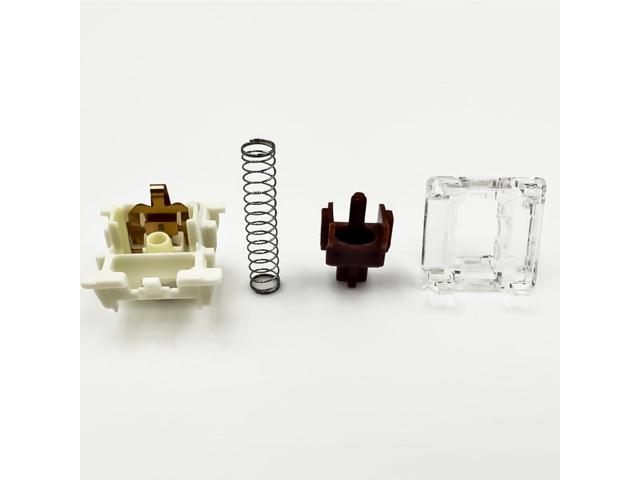 Gateron G Pro 3.0 Brown Switches for Mechanical Keyboard,3-Pin 55gf Tactile Feel/Pre-Lubed/Pin-Enhanced Switches(108pcs,Brown,3-Pin)