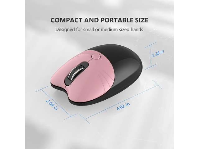 Wireless Keyboard and Mouse Combo, MOFII 2.4 GHz Wireless Full-Size Retro Round Keyboard and Mouse, Plug and Play, 8 Multimedia & Shortcut Keysfor...